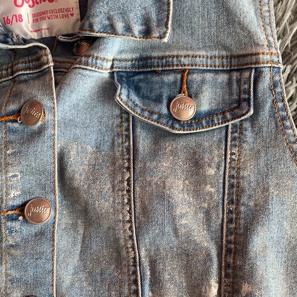 Justice Jean Jacket 🌟 - Picture 3 of 4